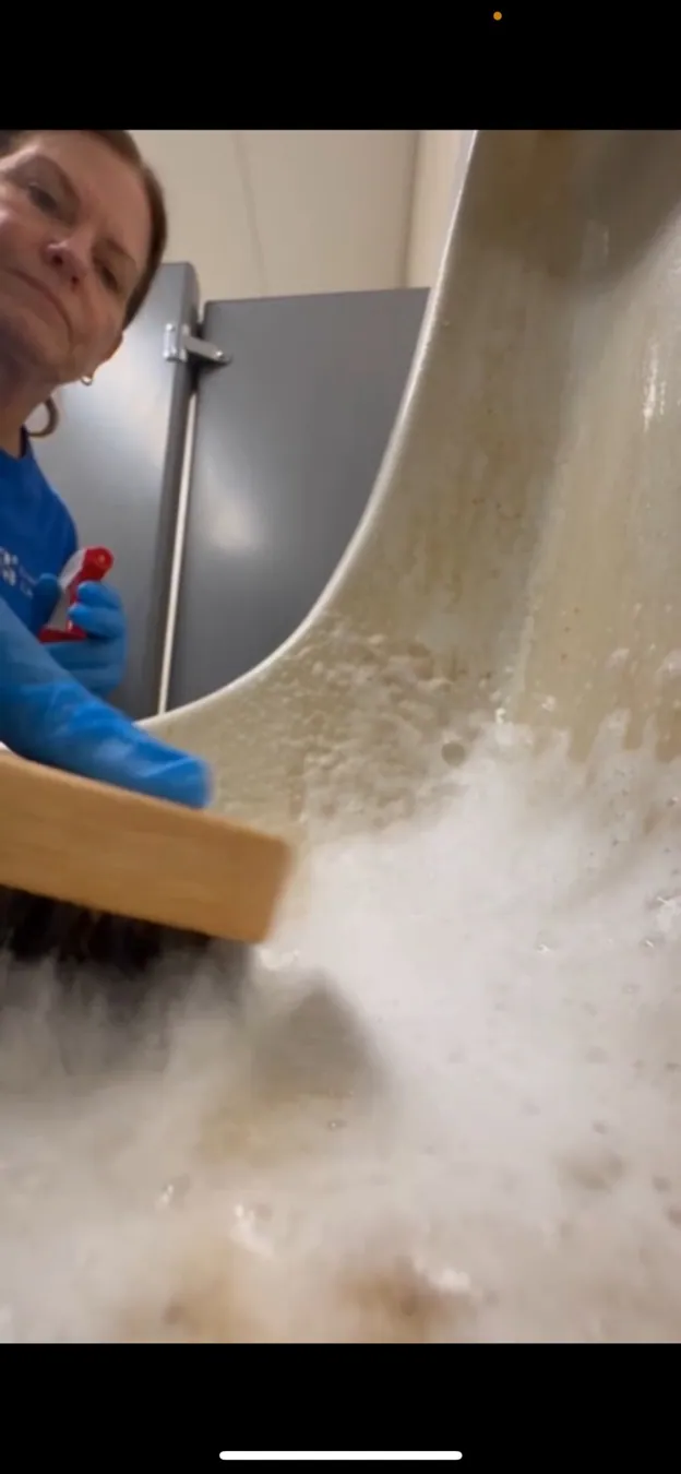 Detailed surface cleaning